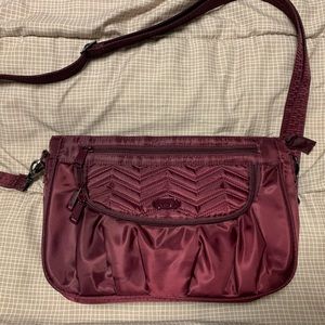Mambo crossbody bag in Wine Red by Lug.